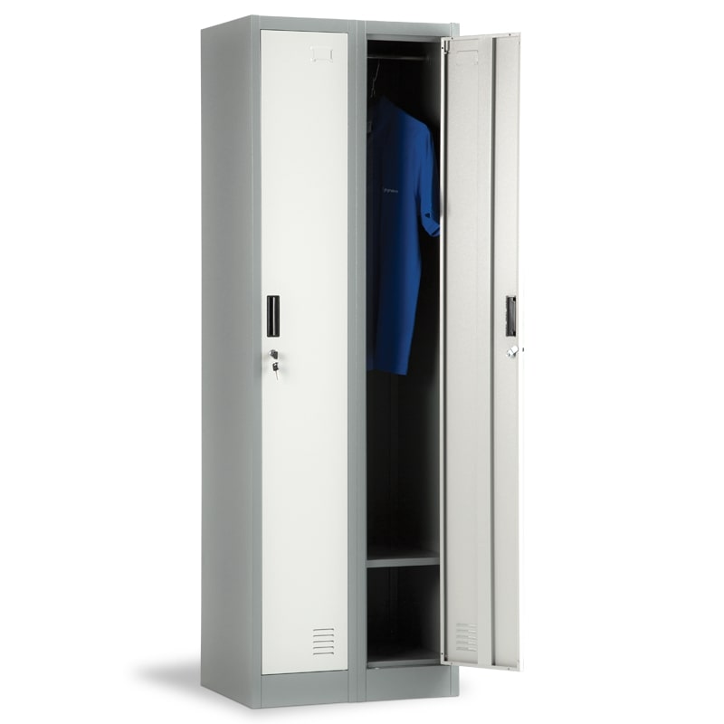 Метален шкаф Carmen CR 1242-2 J LUX сив-тъмносив